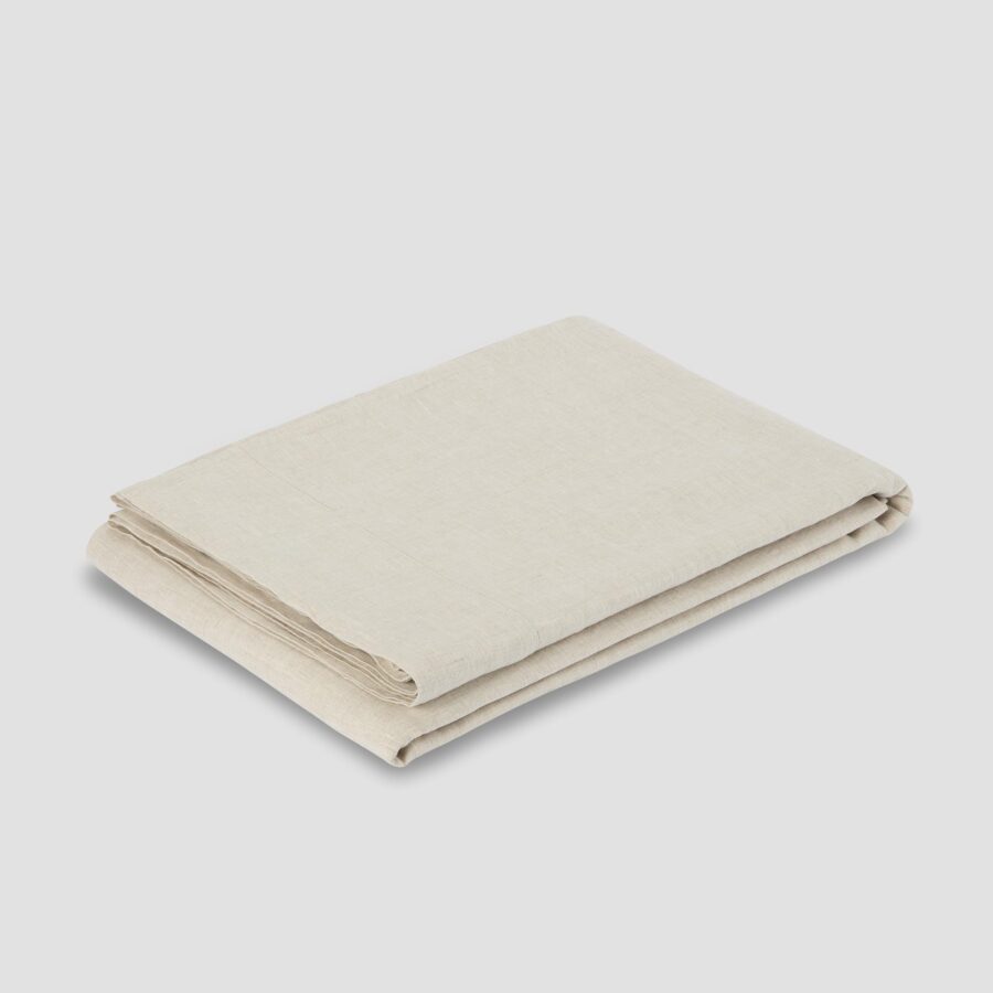 Pappini 100% Linen Sheet Set – Oatmeal - Image 5