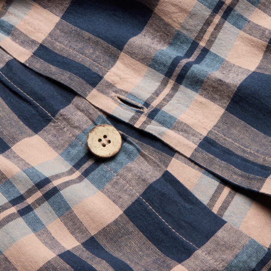 Pappini Linen Blend Duvet Cover – Atlantic Dallington Check - Image 3
