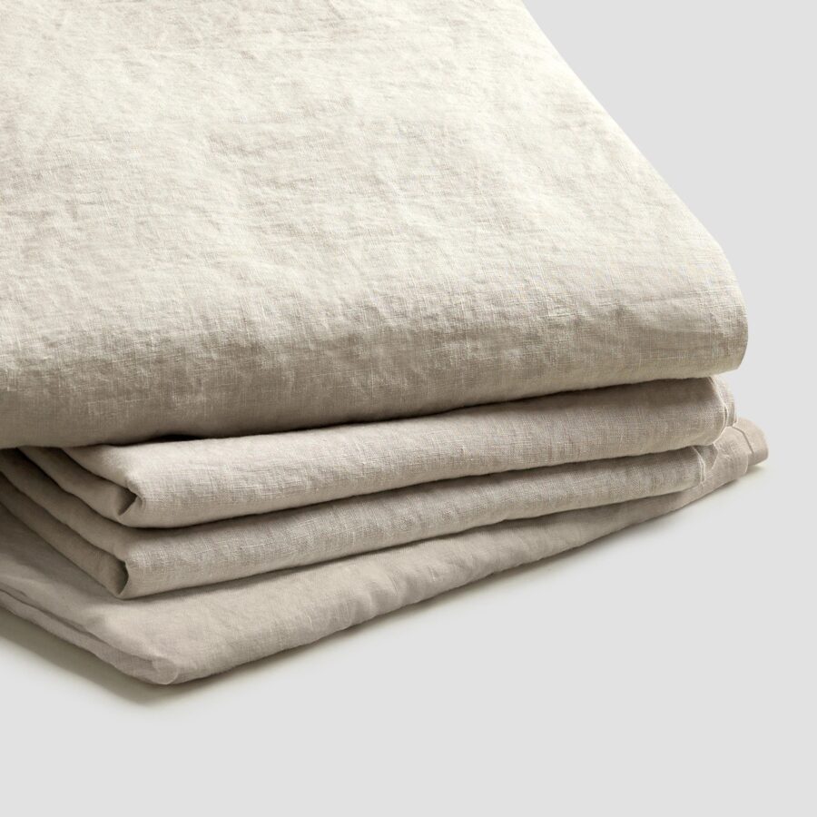 Pappini 100% Linen Sheet Set – Oatmeal