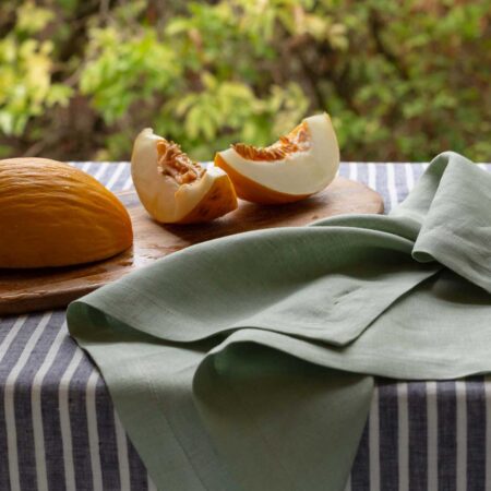 Pappini Linen Napkins Set of 4 – Sage Green 100% Linen